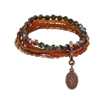 Brown - Petit Glamour d'Afrique - Konplott bracelet